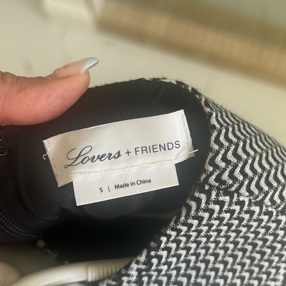 Zander Mini Dress by Lovers + Friends in black and white - Picture 10 of 10